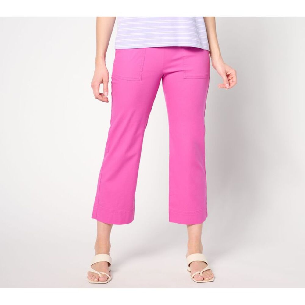 Ryan Simkhai Eyeshop Women's Pants Sz 12 Brushed Sateen Straight Pink A640776